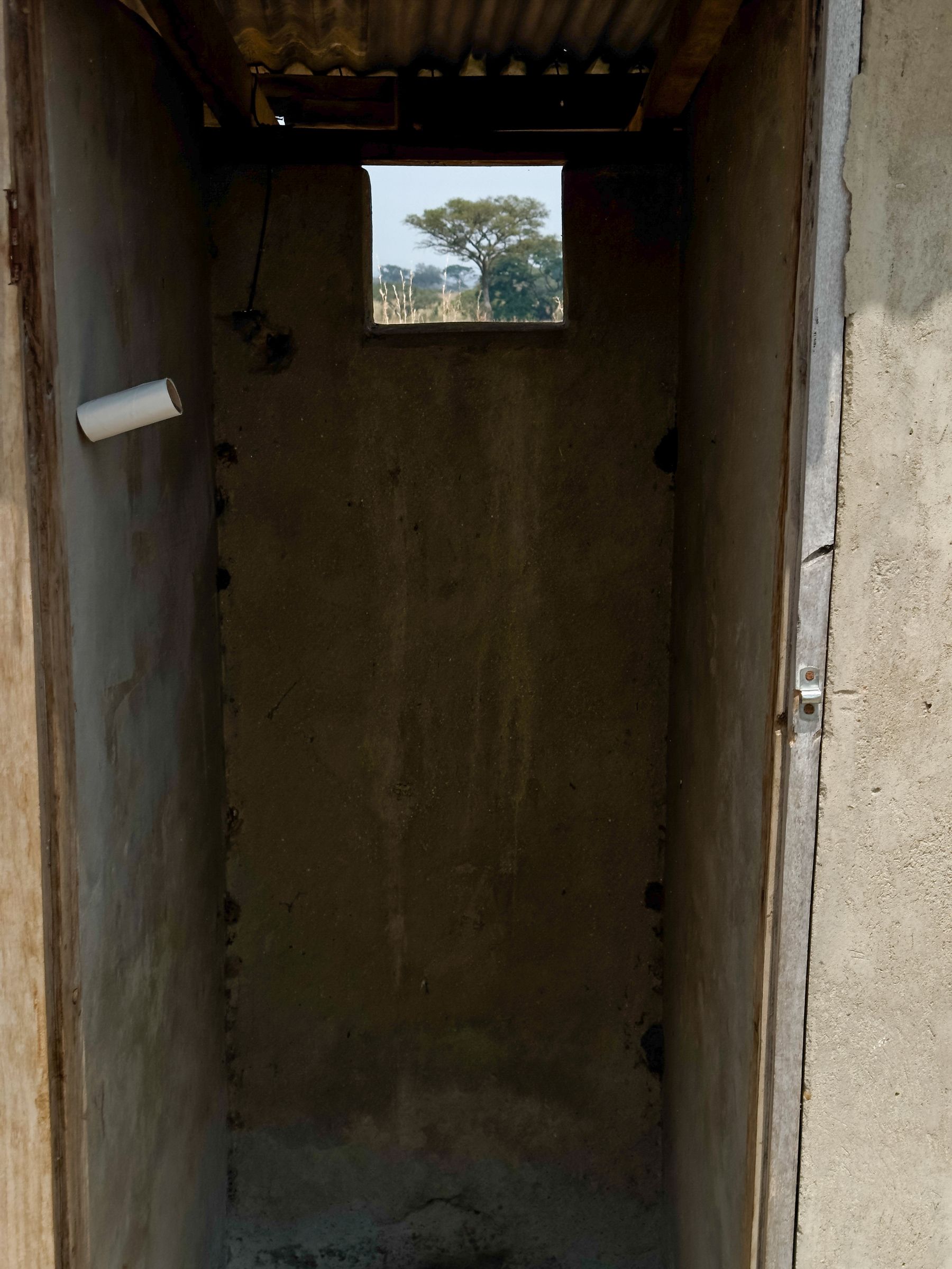 Outhouse with Surprise View Hole